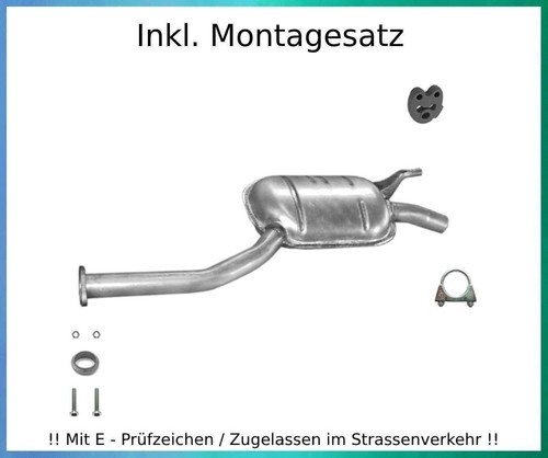 Mittelschalldämpfer für