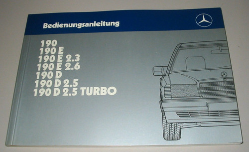 Betriebsanleitung mercedes 190 - betriebsanleitung,